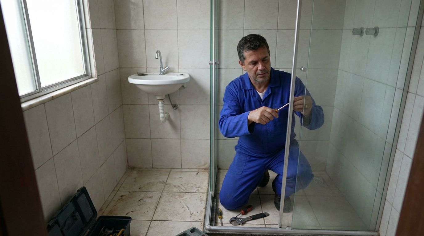 Troca de Roldanas e Trilhos em Campina Grande‑PB